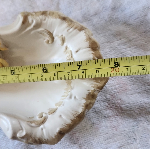 German handcrafted vintage porcelain dish with stamp - Picture 12 of 12